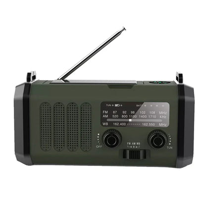 Nødradio m. Powerbank 10.000 mAh